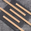 10 pairs of thickened household chopsticks, wax-free and paint-free bamboo chopsticks, commercial hotel and restaurant bamboo chopsticks, tableware carbonized details Picture